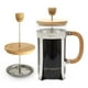 thumbnail image 1 of Cafetera Prensa Redlemon Francesa Bambú Acero Inoxidable Café 1 Litro, 1 of 8