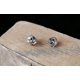 thumbnail image 4 of Pendientes YONGSHENG Plata de Ley 925 Calavera Halloween Hipoalergénicos, 4 of 5