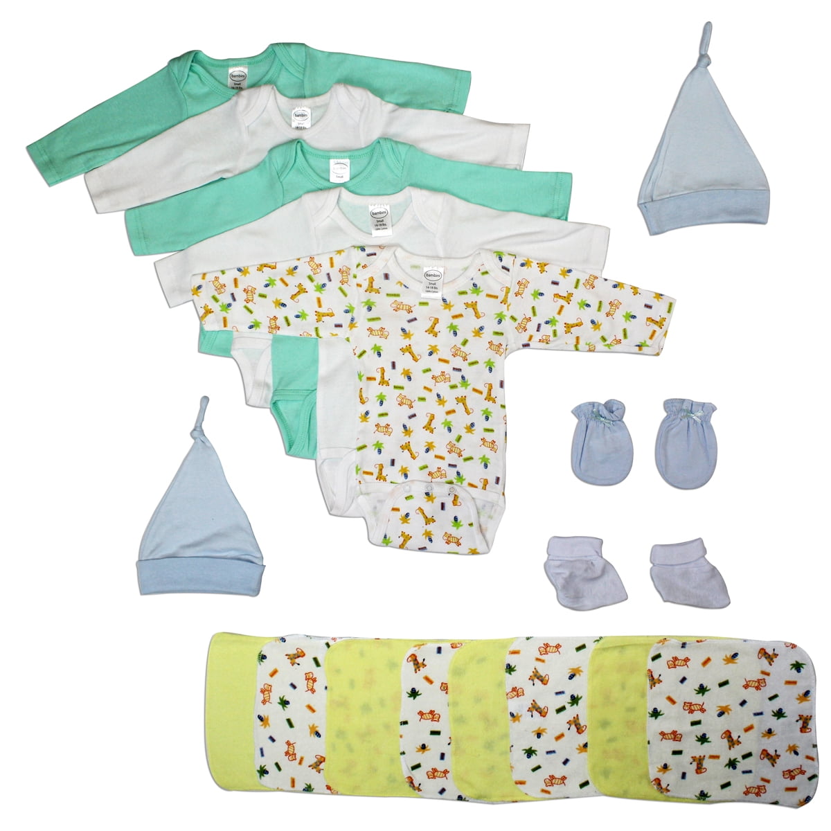 Bambini Newborn Baby Boys 21 Pc Layette Baby Shower Gift Set - Walmart.com