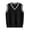 Black, variant on Linfrsh Boys Sweater Vest Unisex Cotton Toddler Uniform Vest for Little Big Childrens Kids(Navy,9-11 Years)