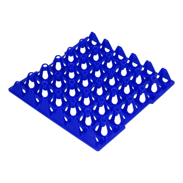 Plateau Plat en Plastique à 30 Alvéoles pour Oeufs, Grand Contenant Supplémentaire pour Entreposer et Transporter les Oeufs, Réutilisable et Empilable, Convient à la Maison et à la Ferme
