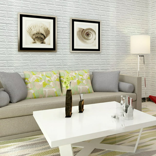 Paneles de pared decorativos, papel tapiz 3D autoadhesivo, papel tapiz D, panel de pared de ladrillo falso, estética elegante