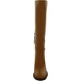 thumbnail image 3 of Sam Edelman Womens Elsy Leather Block Heel Knee-High Boots, 3 of 3