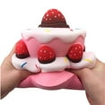 thumbnail image 4 of Squishies Kawaii Super Strawberry Cake Slow Rising Cream Scented Stress Relief, 4 of 6