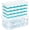 white&blue, variant on Asoricing Ice Cube Tray with Lid and Bin, 4 Pack Ice Trays for Freezer, Stackable Ice Bucket Kits with Storage Container for Kitchen, RV, Cocktail, Coffee