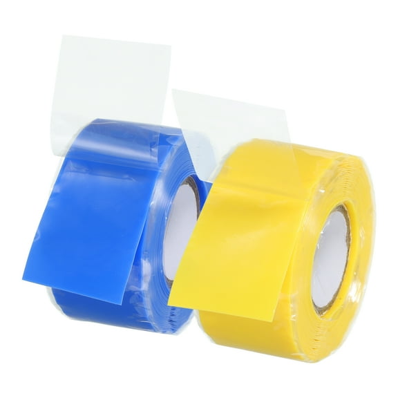 Uxcell Grip Tape, Self-Fusing Silicone Tape 10ft, Sealing Repair Wrap Tape, Multicolor 2Pcs