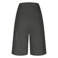 thumbnail image 6 of Women's High Waisted Yoga Shorts with Pockets 2026 Summer Casual Knee Length Comfy Breathable Workout Running Athletic Beach Shorts, 6 of 6
