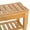 Natural Wood, variant on Bedroom Benches Long Bamboo Shower Bench Seat, 20" Wooden Spa Shower Stool with Underneath Storage Shelf Shoe Organizer,Bedroom Benches With Storage