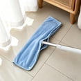 thumbnail image 5 of Microfiber Floor Squeegee Replacement Cloth - Absorbent and Lint-Free Mop Pad for Hard Floor Cleaning - Fits Mop Frames - Reusable, Easy to Clean, 1 Piece,Blue, 5 of 5