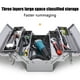 thumbnail image 4 of Organizador Voladizo de la Caja de Herramientas de la Bandeja del acero inoxidable 5 para el Mantenimiento Auto, 4 of 7