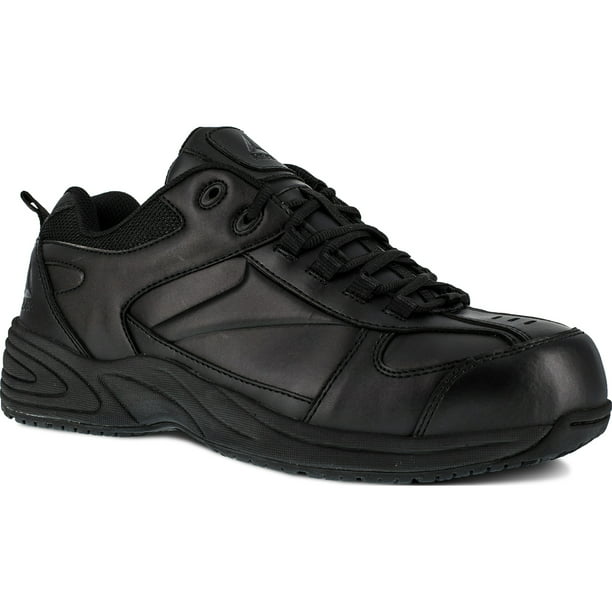 erhvervsdrivende Udgravning cement Reebok Mens Black Leather Street Sport Jogger Oxford Jorie Comp Toe 10.5 W  - Walmart.com
