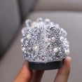 thumbnail image 4 of YHAJDS Girls Pearl Rhinestone Mary Jane Flats Elastic Sequin Ballet Princess Shoes, 4 of 5