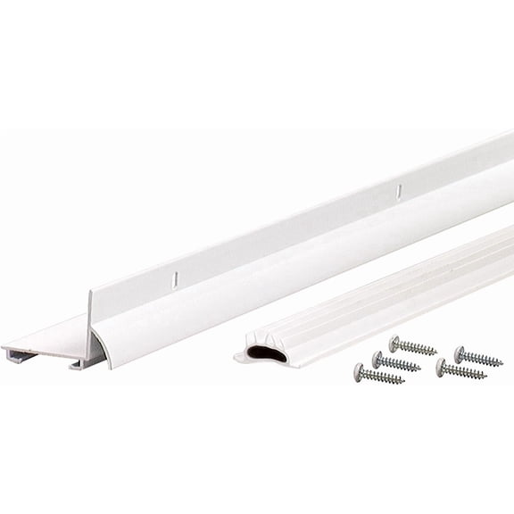 M-D Building Products 81935 36-Inch DB001 L-Shaped Door Bottom with Drip Cap, White