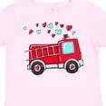 thumbnail image 4 of Inktastic Valentine Fire Truck with Hearts Boys or Girls Toddler T-Shirt, 4 of 5