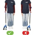 thumbnail image 6 of KMINA Quad Crutch for Women and Men (Sturdy 3.3 lbs), 4 Prong Forearm Crutches for Stability and Support, Adjustable and Ergonomic, Patented Design - Made in Europe, 6 of 8