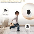 thumbnail image 6 of AI Smart Security Camera: 360° Panoramic View, 960P FHD Night Vision, Human Tracking, Two-Way Audio, 24/7 Recording for Home/Pet/Baby/Outdoor, 6 of 7