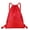 Red, variant on Nylon Drawstring Backpack Bulk String Bag Gym Sack Sports Sackpack with Zipper for Men Women