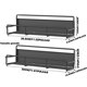 thumbnail image 2 of 2 Piezas Estante Organizador Magnético para Especias, Especiero para Cocina, 5 Ganchos Extraíble, Organizador de Cocina con Iman para Refrigerador, Lavadoras, Repisas para Cocina (Negro), 2 of 4