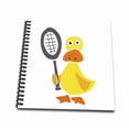 3dRose Cute Nurse Notepad - 4"x4" Spiral Bound Mini Drawing Book