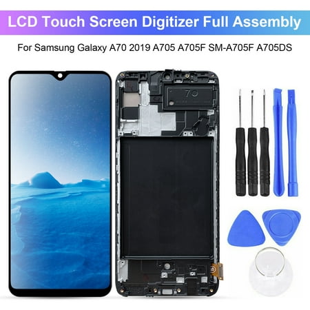 LCD Display Professional Original AMOLED LCD Touch Screen Digitizer Full Assembly Replacement Parts for Samsung Galaxy A70 2019 A705 A705F SM-A705F A705DS