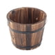 thumbnail image 1 of Maceta de Madera ANGGREK Pequeño Barril Vintage Madera Maciza, 1 of 8