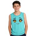thumbnail image 4 of Camisola de Niños Pequeños para Niños de 3 a 15 Años con Impresión de Gradiente Lindo, Tela Suave sin Mangas para Uso Informal Y Ocasiones Especiales, 4 of 8