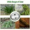 thumbnail image 5 of 8 inch Steel Wire Wheel Brush Cutter Weed Eater Trimmer Head Adapter for Sthil, 5 of 10