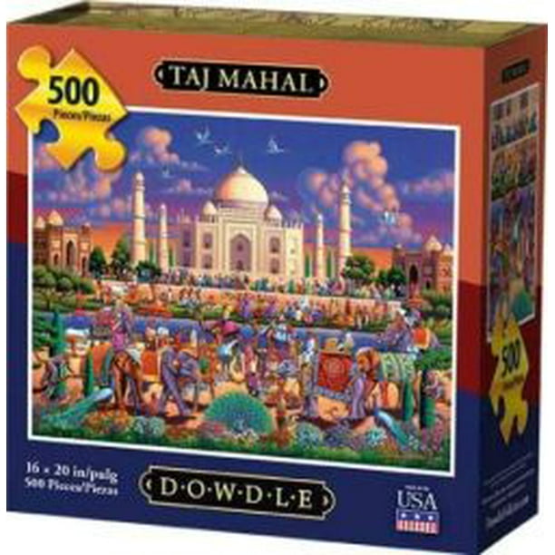 DOWDLE ART Populaire Taj Mahal 500 Pièce Puzzle