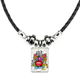 thumbnail image 1 of graffiti street boca colorido stereo collar a mano colgante de cuerda de cuero Unbranded M, 1 of 3