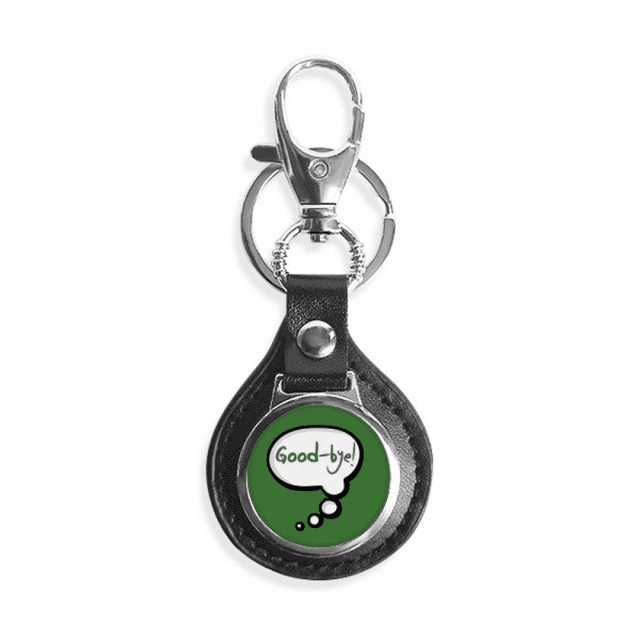 daily language chat goodbye farewell key link chain keyholder finder hook metal
