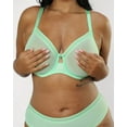 thumbnail image 5 of Sheer Mesh Full Coverage Unlined Underwire Bra - Appletini, 5 of 5