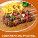 thumbnail image 4 of unbranded 10Ud Pinchos Para Asar Inoxidable Para Barbacoa Con Plano Antideslizante, 4 of 8