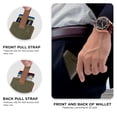 thumbnail image 3 of Serman Brands Slim Wallet Money Clips | Bifold Leather Wallet | RFID Blocking Minimalist Bifold Men Wallet | Stylish and Secure Wallet | Salted Green, 3 of 7