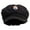 Black, variant on Round Grand Canyon Illustration Embroidered Cotton Elastic Big Size Newsboy Cap - Black 2XL-3XL