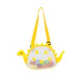 thumbnail image 1 of Bolsa de playa colorida para niños, bolsa de almacenamiento de juguetes, bolsa de mensajero pequeña, amarillo JAMW Sencillez, 1 of 5