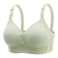 thumbnail image 3 of Birdeem Woman Oversized Wireless Bra Front Button Push Up Underwear Bra, 3 of 8