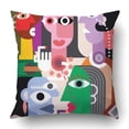thumbnail image 1 of ARTJIA Generation Large Family Abstract Picasso Adult Advise Company Conversation Pillowcase Cover Cushion 18x18 inch, 1 of 1