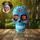 thumbnail image 4 of 2 Pieces Skeleton Plants Flower Succulents Pot Planter Holder Props indoor e outdoor Halloween Gloria Contenedor suculento, 4 of 5