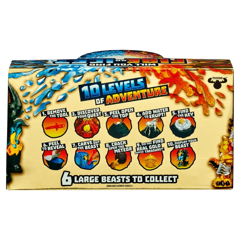 TREASURE カプセルトイ Treasure X Fire Vs Ice Extinct Beasts Action Figure (2