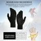 thumbnail image 5 of Guantes de invierno TRENDOUX Knit con pantalla táctil, antideslizantes, negros, talla M, 5 of 6