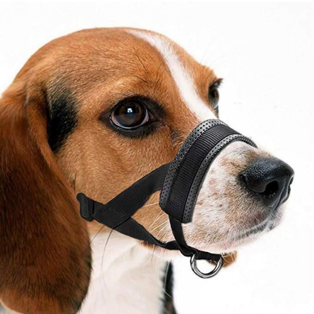 Cilkus Nylon Dog Muzzle Air Mesh Breathable for Small Medium Large Dogs and Stick Out Tongue Drinkable Pet Muzzle for Anti-Biting Prevent Eating Garbage