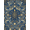Navy Blue Gold, Pattern 18, variant on Design&I 8'x10' Washable Area Rug Nautical Starfish Seashell Retro Map Ocean Themed Turtle Round Refined for Living Room, Family Extra Large Skid-Resistant Low Profile