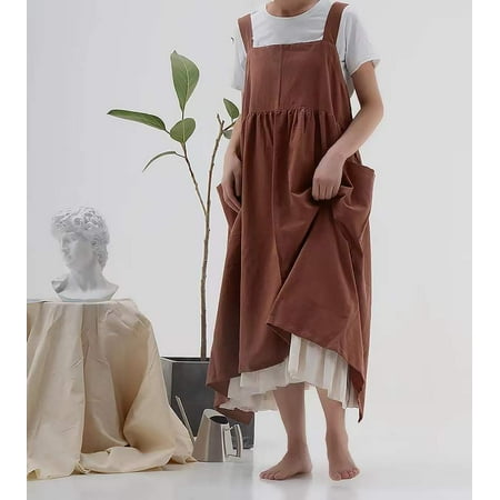 

Cotton Linen Waterproof High Waist Ladies Apron