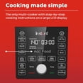thumbnail image 4 of Instant Pot Duo crisp Ultimate Lid, 13-in-1 Air Fryer and Pressure cooker combo, SautA, Slow cook, Bake, Steam, Warm, Roast, Dehydrate, Sous Vide, & P, 4 of 7