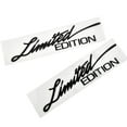 thumbnail image 2 of BTOER 2 Pieces Limited Edition Emblem PET Car Decal Bumper Sticker Decoration Black, 2 of 9
