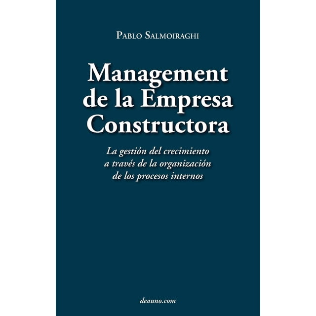Gestión del libro de la empresa constructora: gestión del crecimiento