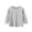 Grey, variant on DGQPLPD Boys Tops Kids Long Sleeve Basic Tee Casual Solid Color Top for Everyday Wear White 3-4 Years