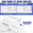 thumbnail image 2 of Sobres Dutymark 1099 NEC 2025 para 3 formularios de impuestos UP 1099 NEC, 2 of 8