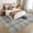 Gray Green, variant on HIWEAVER Gray Green 3' x 5' Distressed Neutral Plaid Area Rug for Living Room Washable Non Slip Modern Checked Indoor Carpet for Bedroom Decor Low Pile Farmhouse Floor Cover