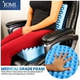 DMI Egg Crate Sculpted Foam Car Seat Cushion, Office Chair Cushion
